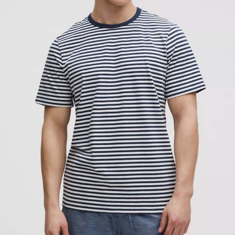 Lululemon Stripe Basic Tee Men's Large